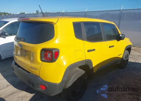 2017 Jeep Renegade Sport 4X4 from USA, damaged, VIN ZACCJBAH4HPE64215